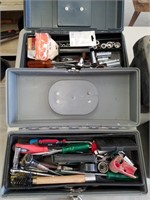 2 Small Tool Boxes Full of Tools