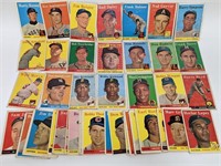 (50) 1958 Topps Baseball Cards