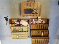 3 Fishing Tackle Boxes With Tackle