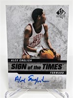 2014-15 SP Authentic Alex English Signature