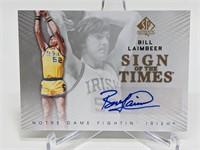 2012-13 SP Sign Of The Times Bill Laimbeer Auto
