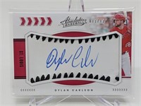 11/125 2020 Absolute Dylan Carlson On Card RC Auto