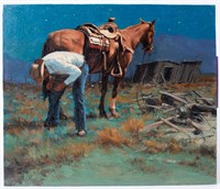 Art Original Oil ‘Another Nail’ by Harold Lyon