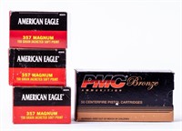 Ammo 4 Boxes Of .357 Mag Factory Ammo 200 Rnds.