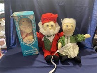 Christmas Doll, Plush Mr. & Mrs. Santa