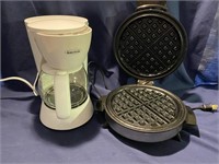 Waffle Maker, Coffee Maker