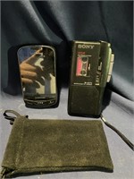 SONY Casette Recorder, SAMSUNG Cell Phone