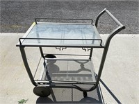 Rolling Patio Cart, Very Nice Condition