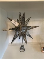 Decorative Tin Star 15" Tall