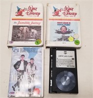 (4) Vintage BETA Movie Tapes