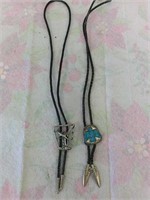 Two bolo ties