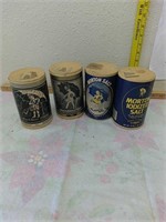 Vintage cans of Morton salt
