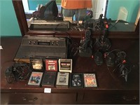 Original Atari with controllers and games