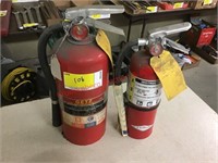 (2) fire Extinguishers