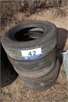 5 Used Goodyear Wrangler ST Implement Tires,