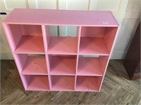 Pink cubicle particle board