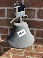 Small cast iron deer bell