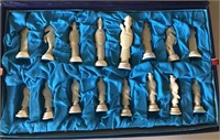 Asian Hand Carved Chess Set