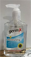Box of 12 Pack Germ X Hand Sanitizer 8oz.