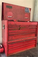 2 level Snap-On tool chest with nine drawers in