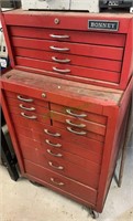 Tall tool chest by Bonney - 15 drawers - no tools.