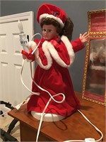 Christmas Lady Electric Candle