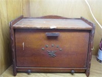 Vintage Wooden Bread Box