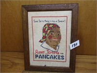 Aunt Jemima Needle Point Wall Picture