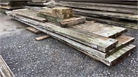 Walnut St Bridge Wood Planks and Beam