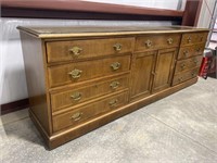 Long chest with file cabinet storage