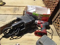 Skil belt sander & skil drill w/battery/charger -