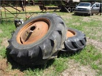Two 20.8/38 tractor tires off of 4430