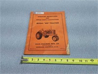 Allis Chalmers WD Tractor Manual