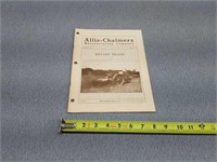 Allis Chalmers 1915 Rotary Tiller Brochure