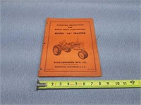Allis Chalmers Mod. CA Tractor Manual