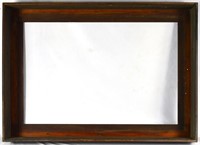 VERY LARGE ANTIQUE SHADOW BOX STYLE FRAME