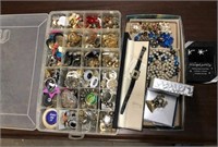 Large lot of costume jewelry