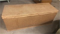 44 inch wide woven storage chest