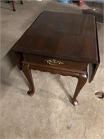 22 inch tall drop leaf accent table