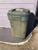 Nice outdoor Contico trash can