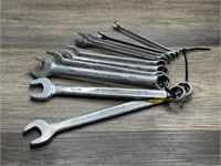10pc STEELMAN COMBINATION WRENCHES. 5/16, 3/8,