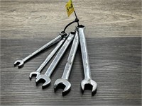 5pc STEELMAN COMBINATION WRENCHES 5/16, 3/8, 1/2,