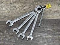 5pc REVERSIBLE GEARWRENCHES 5/16, 5/8, 11/16,