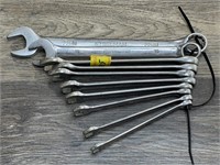 10pc STEELMAN COMBINATION WRENCHES.