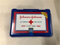 Sealed Johnson and Johnson first aid kit
