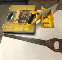 Stanley organizer and saws
