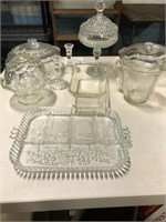 Miscellaneous lot of glass