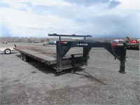 (DMV) 1990 Walt 8' x 28'7" Gooseneck Trailer