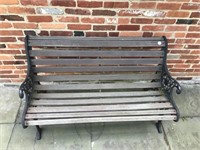 Fancy Iron Park Bench 49x30x23in.