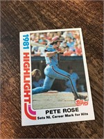 1982 Topps Pete Rose Highlights